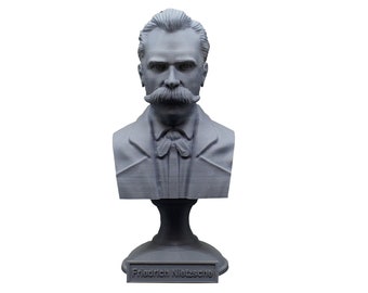 Friedrich Nietzsche German Philosopher, Cultural Critic, Composer, and Poet 5 inch Bust