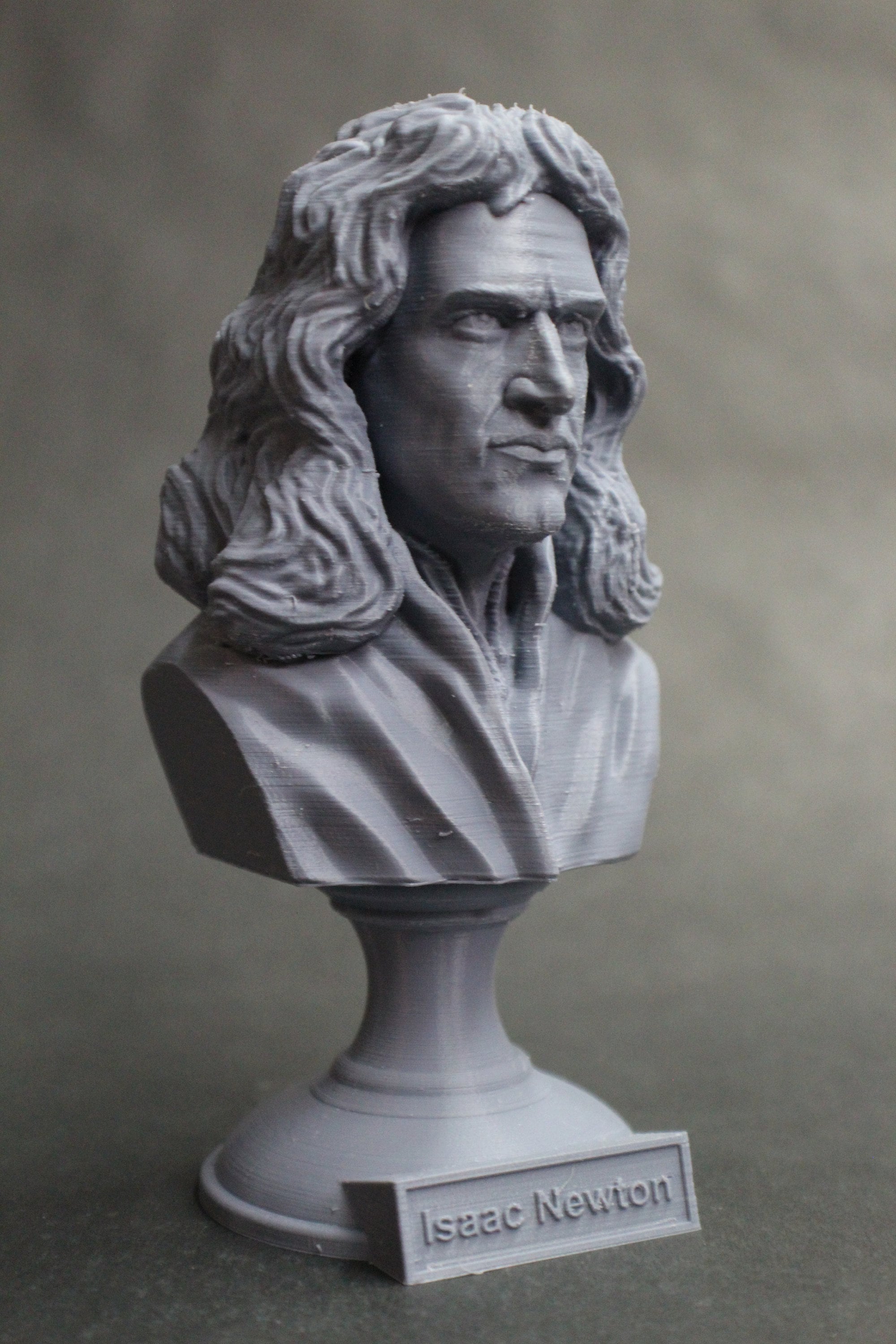 Sir Isaac Newton Famous English Mathematician Physicist And Astronomer 3d Printed Bust