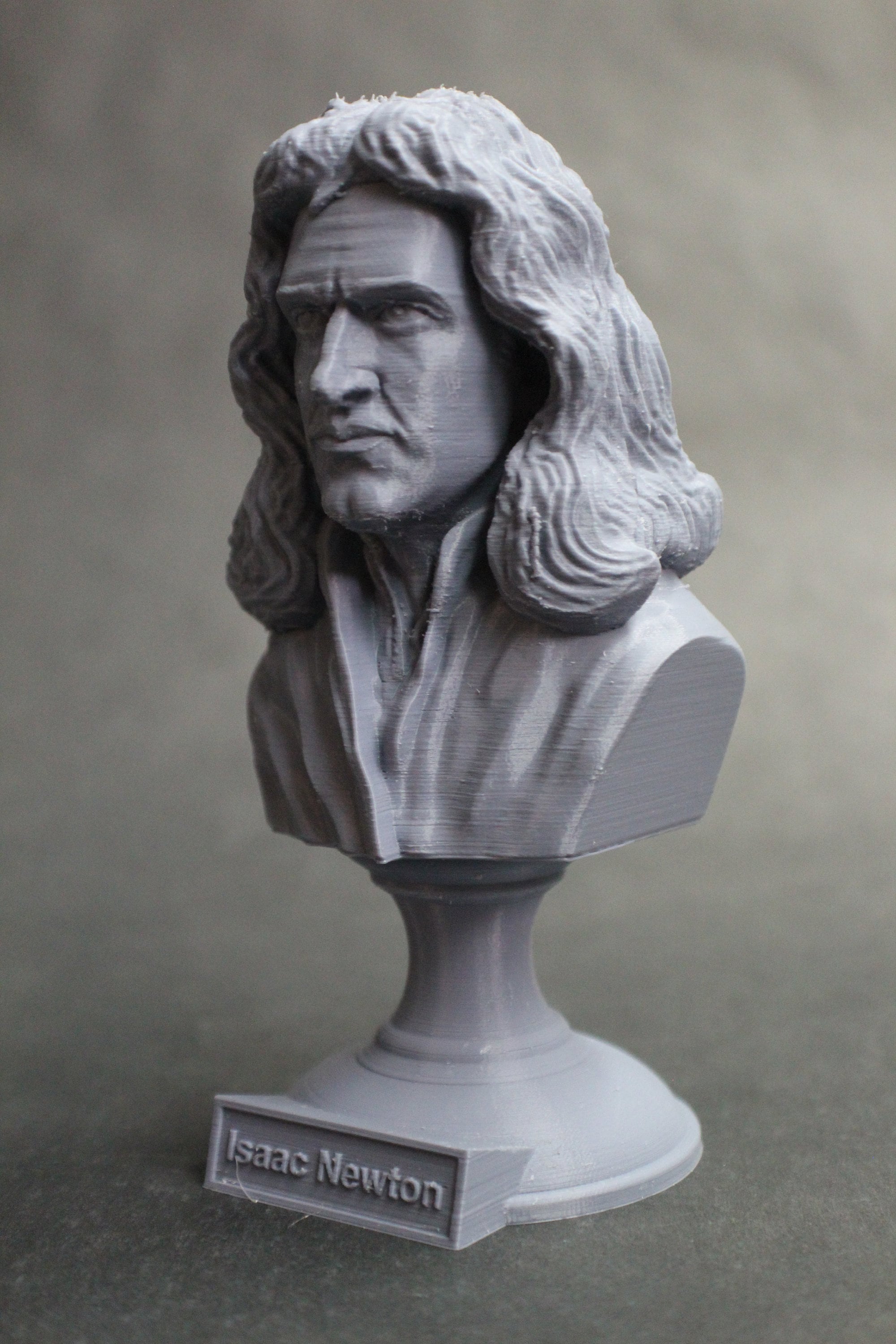 Sir Isaac Newton Famous English Mathematician Physicist And Astronomer 3d Printed Bust