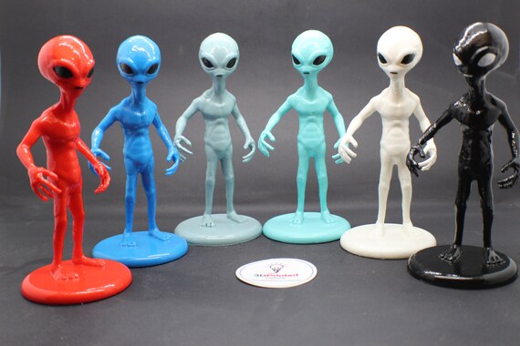 grey alien action figure