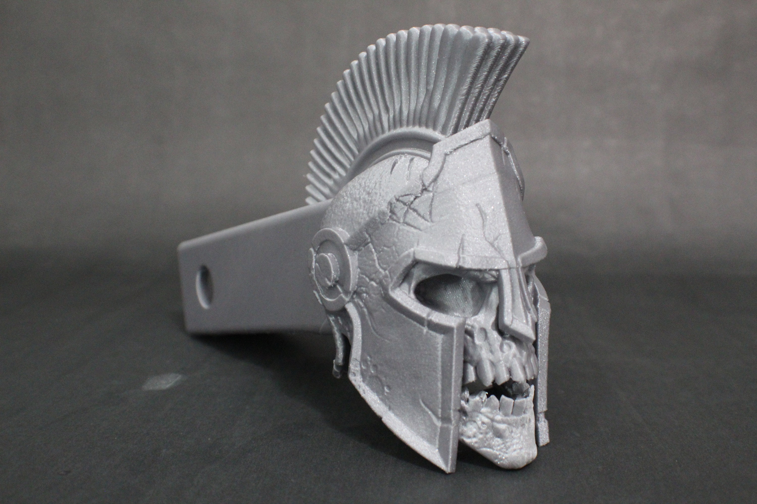 Laughing Spartan Skull Trailer Tow Hitch Receiver Plug Cover Etsy