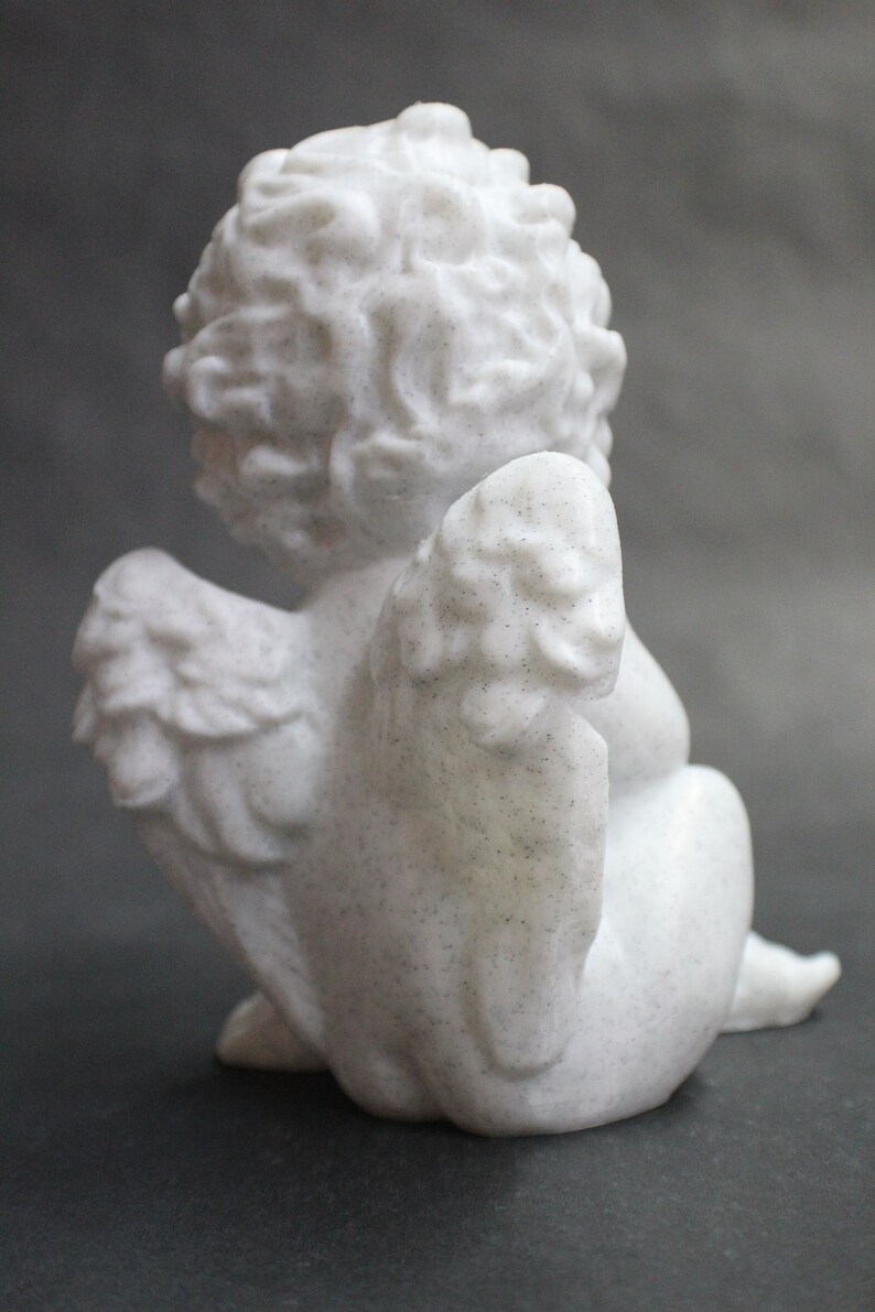 Adorable Cherub Baby Angel 3d Printed Statue Etsy