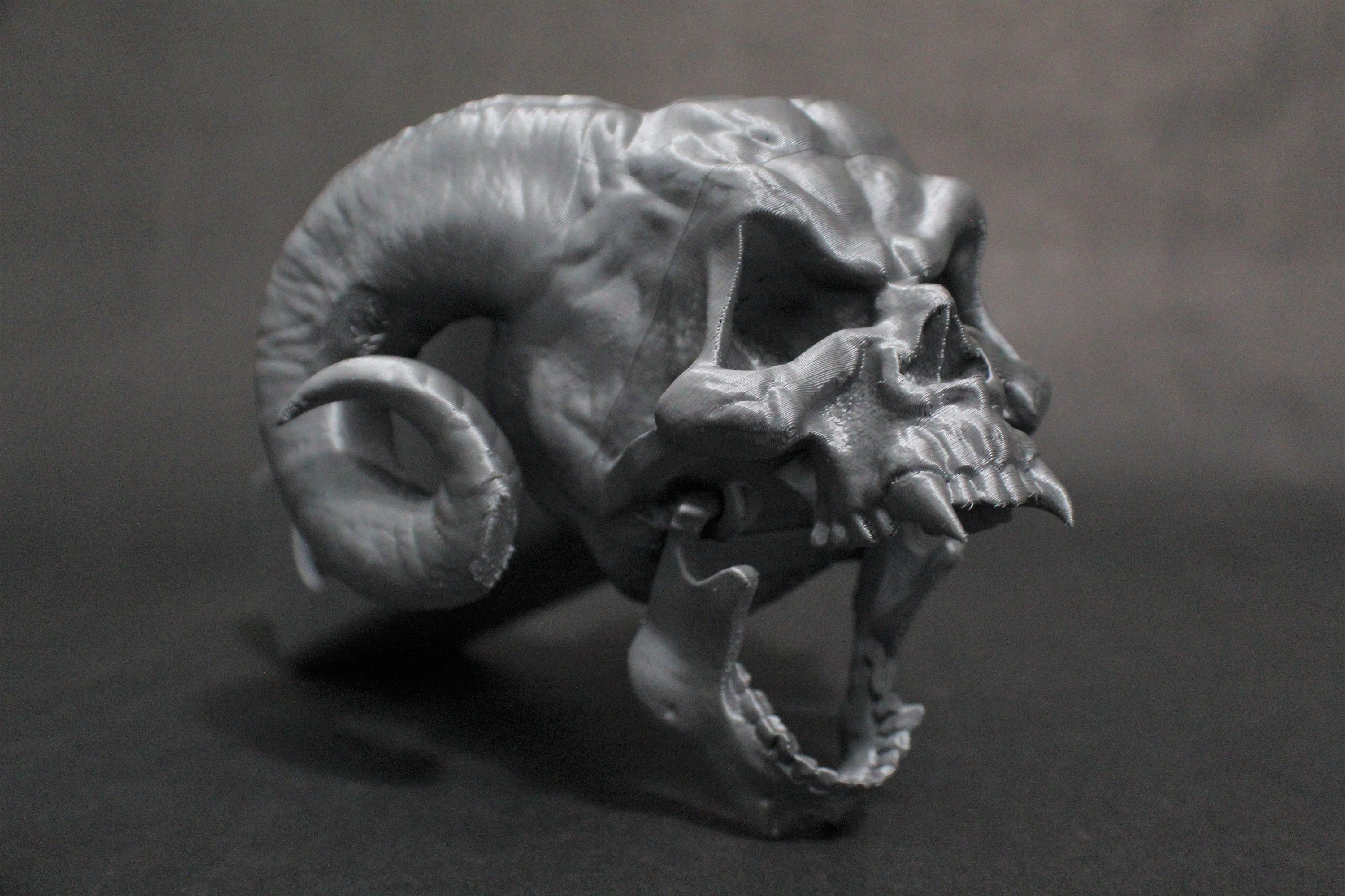 Laughing Demon Skull V2 Trailer Tow Hitch Receiver Plug Cover that fi…