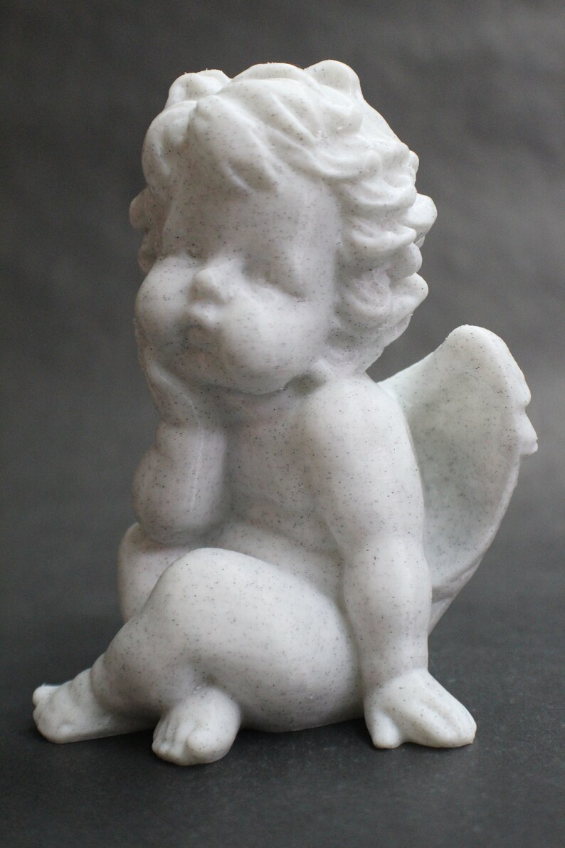Adorable Cherub Baby Angel 3d Printed Statue Etsy
