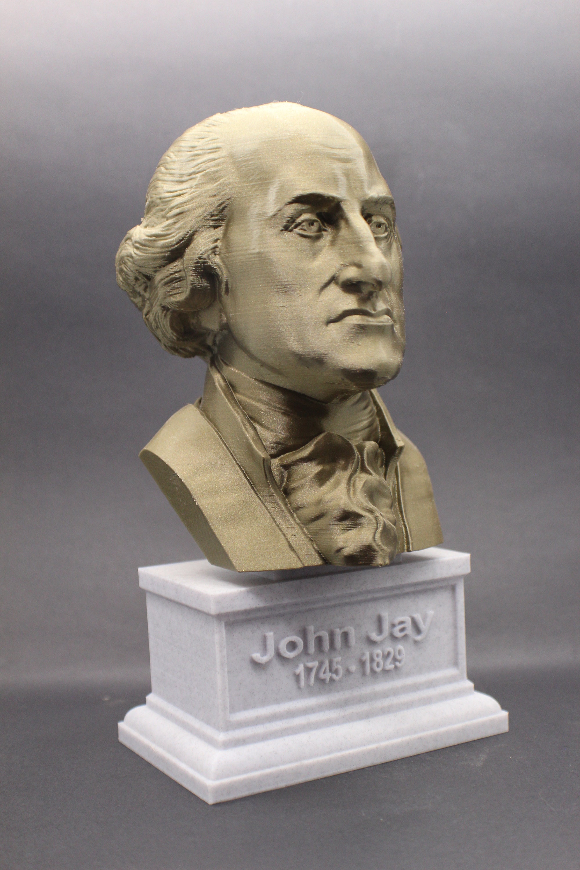John jay founding father 7 inch bust etsy