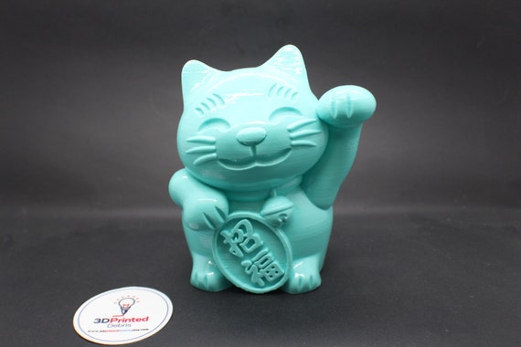 SODIAL R Chat Chinois Porte-bonheur a Bras Mobile Lucky Cat Lucky Cat