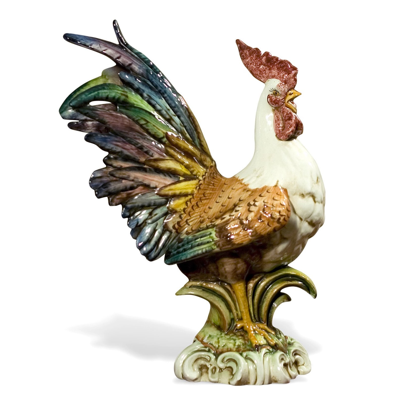 Italian Ceramic Rooster Etsy