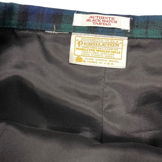 Pendleton Woolen Mills 100% Virgin Wool Skirt Bla… - image 3