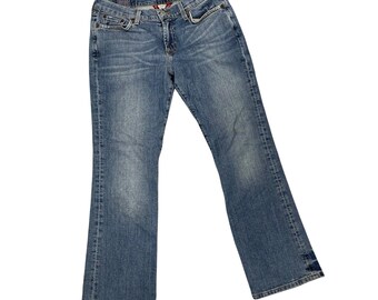 Jeans Lucky Brand Bootcut Taille 8/29 - Délavé, Stretch, Coupe Basse, Occasion Très Bon état