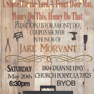 Couple Shower Invitation