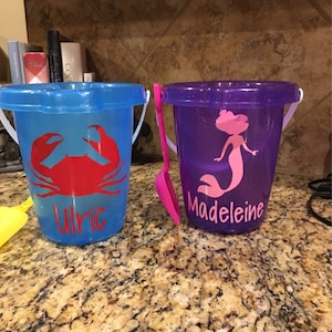 Personalized Beach Pail