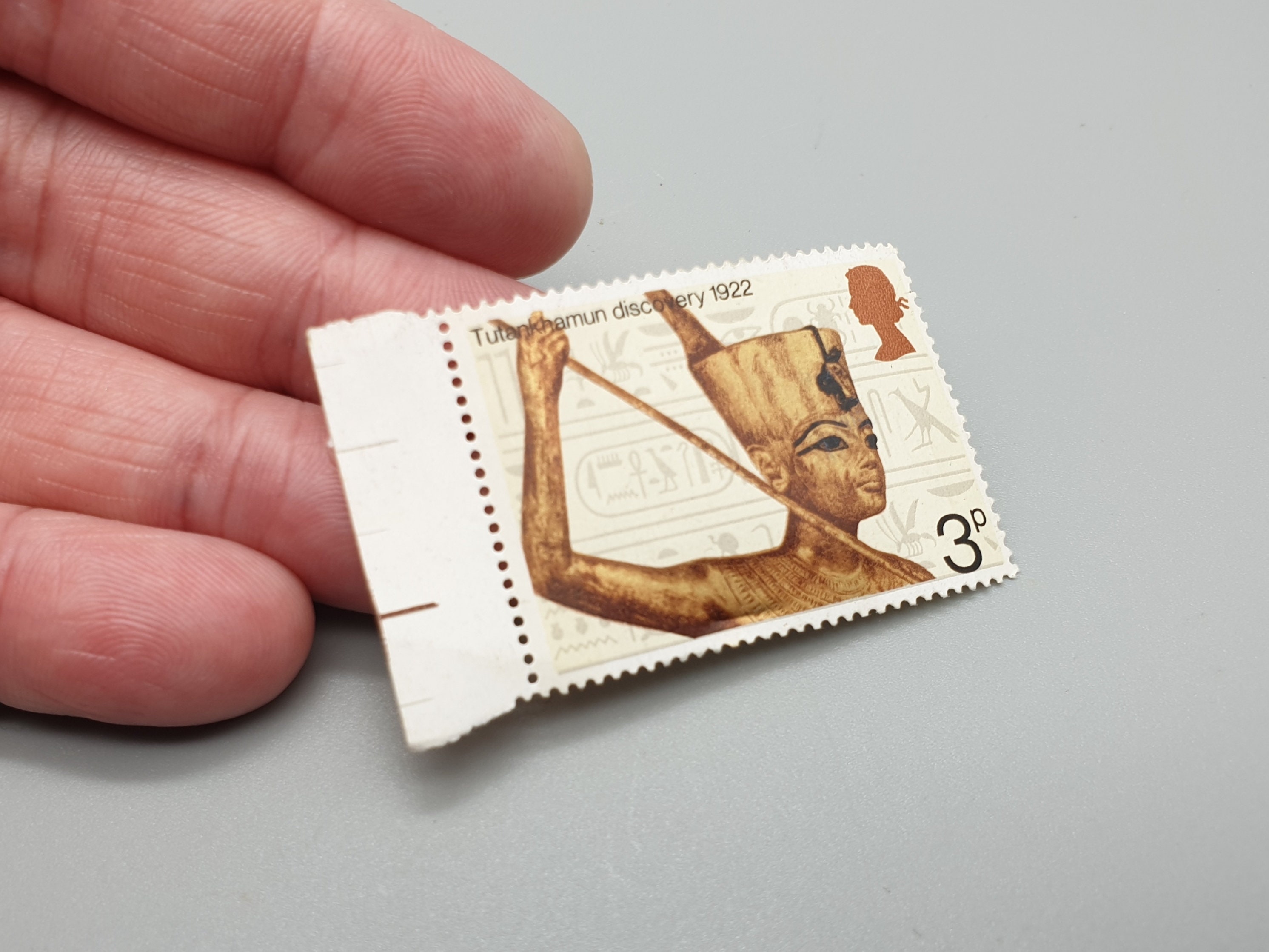 1970's Tutankhamun 3p Stamp British Collectable Stamp Etsy UK