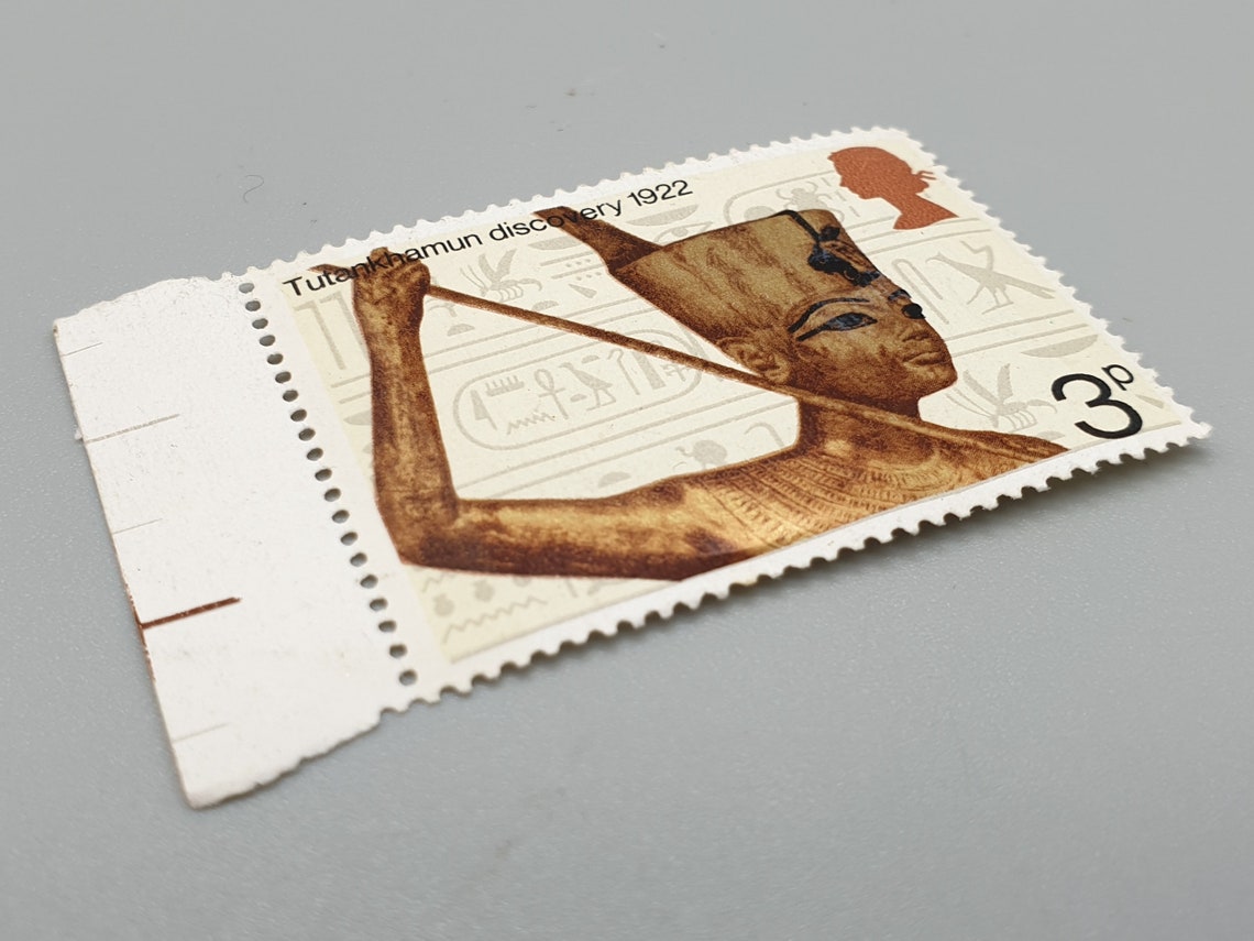 1970's Tutankhamun 3p Stamp British Collectable Stamp Etsy UK
