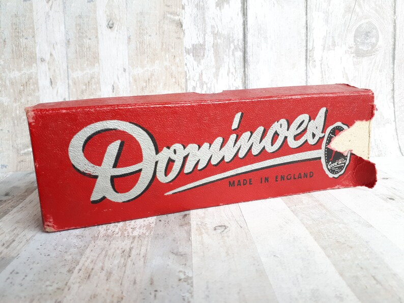 Complete in original box 1950/'s Good-Win Rainbow Dominoes Made in England