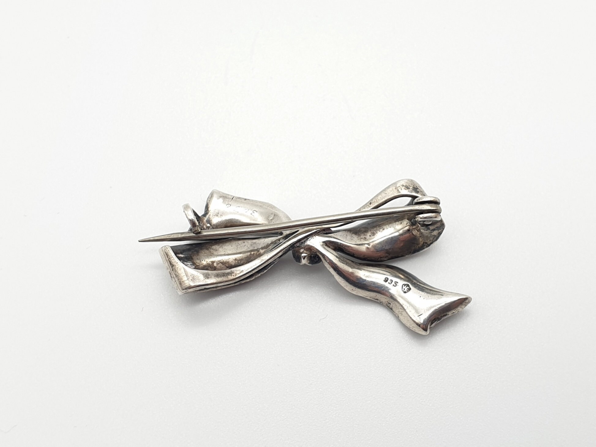 1930's Knoll & Pregizer Cut Paste Silver Brooch 935 KP Etsy UK