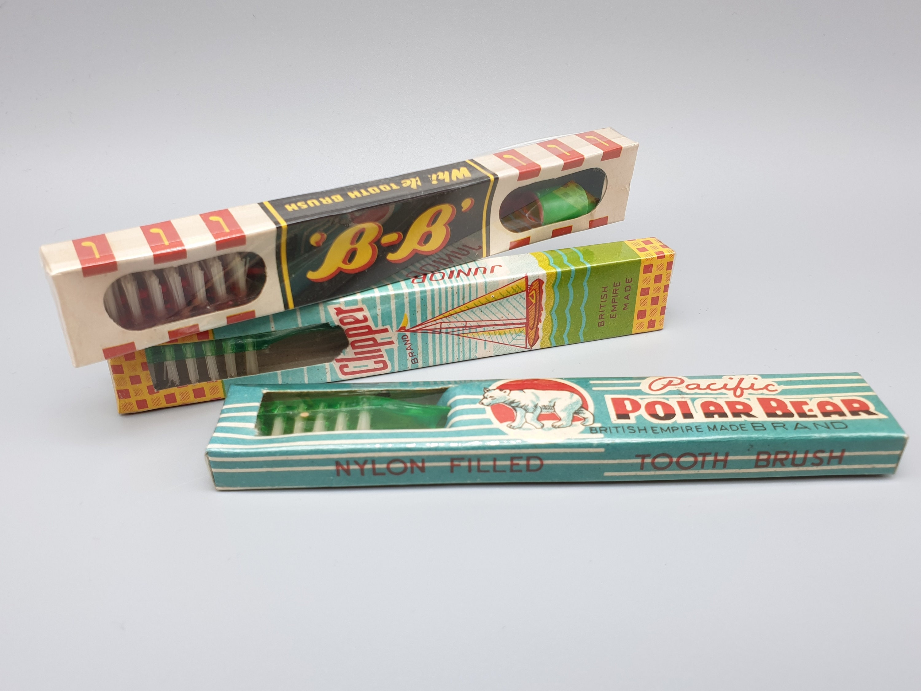 1950's Child's Toothbrushes Genuine Vintage Sealed Etsy