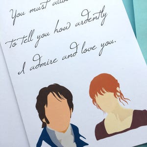 Carta Orgoglio e Pregiudizio. Download istantaneo, stampabile, fai da te, file PDF digitale. Jane Austen. Amante dei libri. Con quanto ardore ti ammiro e ti amo.