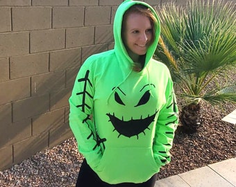 Oogie Boogie Crew Neck Tie Dyed Green 