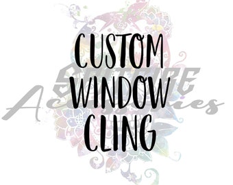 personalized window clings