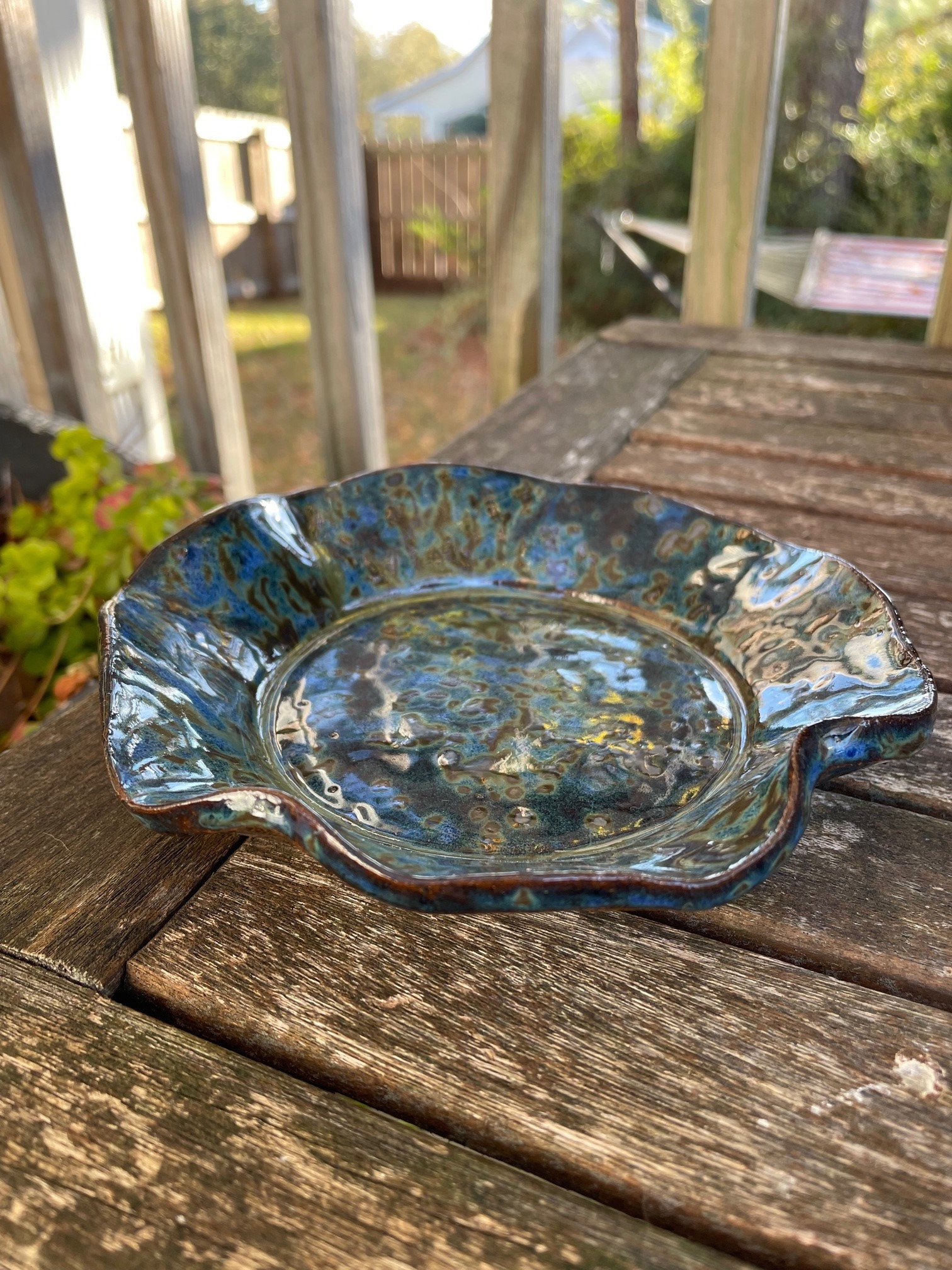 Handmade Pottery Candle Holder perfect for Jar Candles Etsy