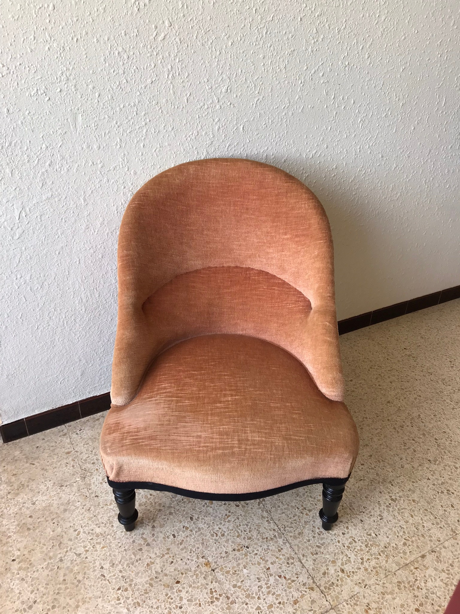 fauteuil crapaud Vintage
