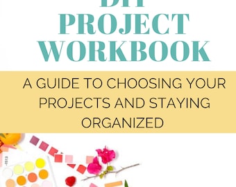 Cuaderno de trabajo para proyectos de manualidades DIY, planificador de pasatiempos imprimible (PDF)