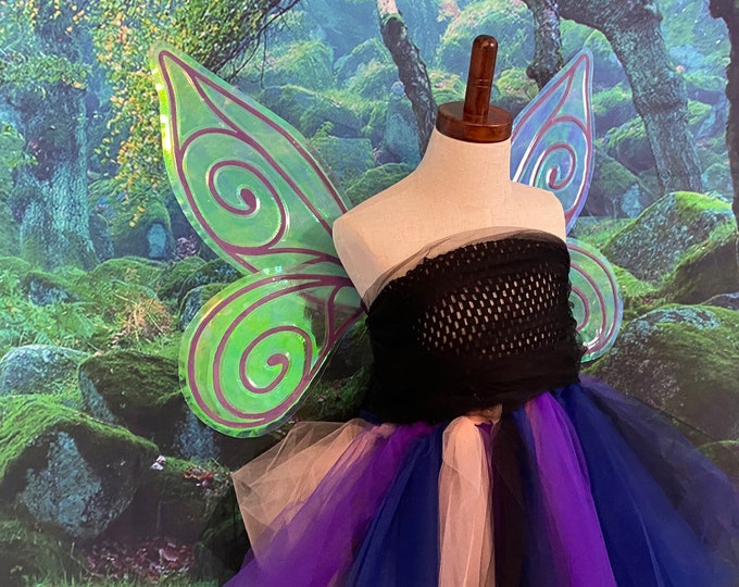 Medium Iridescent Purple Fairy Wings