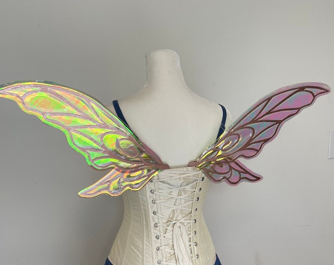 Medium Iridescent Copper and Gold Fairy Wings