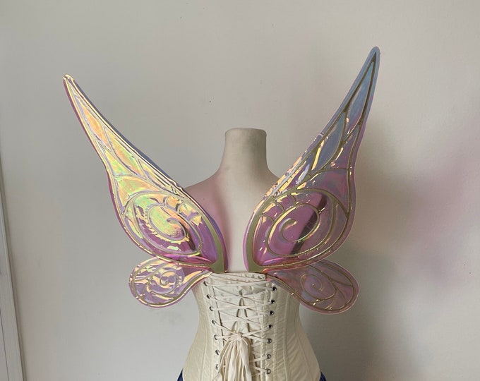 Medium Rose Gold  Fairy Wings, Costume Fairy Wings, Cosplay Fairy Wings