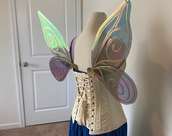 Medium Iridescent Green and Copper Fairy Wings