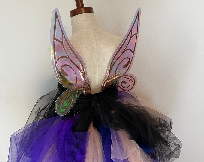 Child Sized Copper Iridescent Fairy Wings, Child Costume Fairy Wings, Baby Fairy Wings
