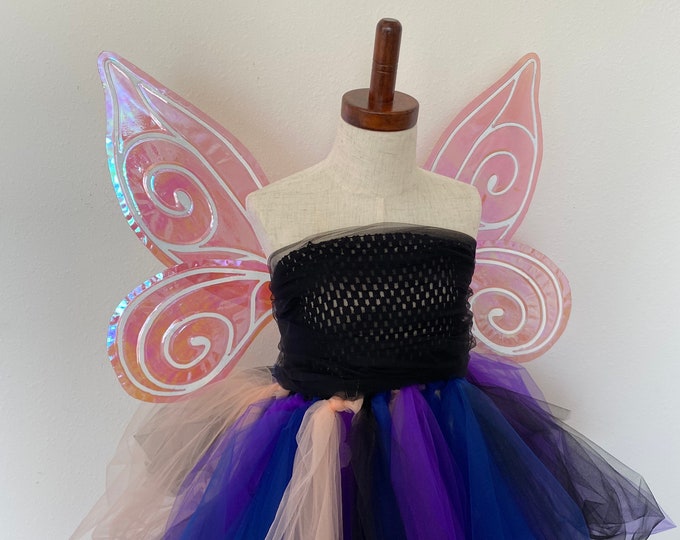 Medium Iridescent Pink and White Fairy Wings