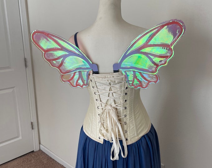 Small Purple And Pink Iridescent Fairy Wings