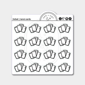Tarot Cards // Foil Icons - Planner Stickers, Gift, Witch