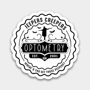 BEATNGU Optometry // Foil Die Cut - Planner Stickers, Horror, Spooky, Journal