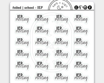 IEP Meeting // Foil Script