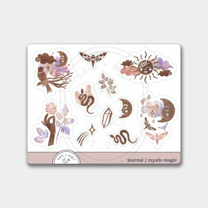 Mystic Magic // Journal stickers