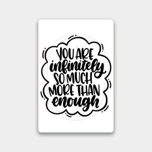 Infinitely Enough // Foil Journal Card