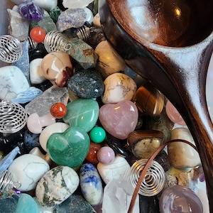 Crystal Scoops // Mystery - Metaphysical, Witch, Gems, Gift, Lucky