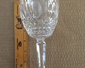 Waterford Crystal COLLEEN pattern tall stem water goblet