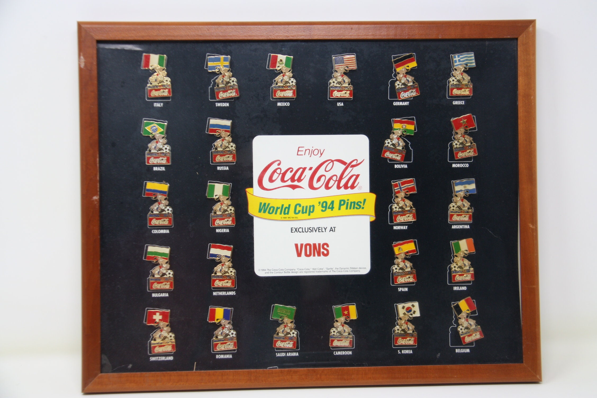 COLLECTOR 情けなく PIN SET 1998年フランスワールドカップ COLLECTOR 情けなく PIN SET 1998年フランスワールドカップ