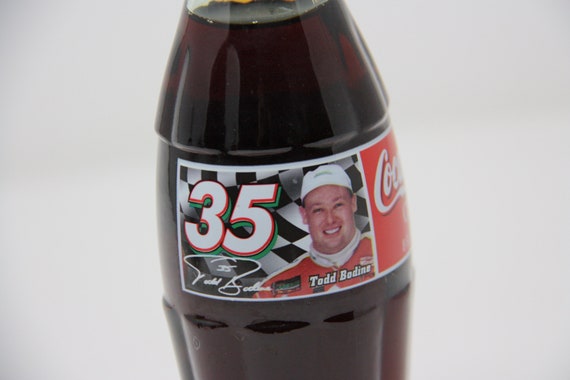 Coca-Cola Todd Bodine #35 NASCAR® 8 oz. commemorative bottle