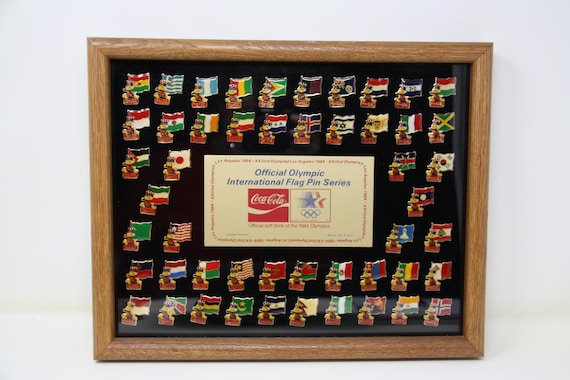 ◆レア　Coca-Cola◆ ピンバッジ RARE 1984 Summer Olympics Coca-cola Limited Edition Pin Set - Etsy