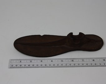 Antique cast iron shoe cobbler tool last industrial farmhouse decor