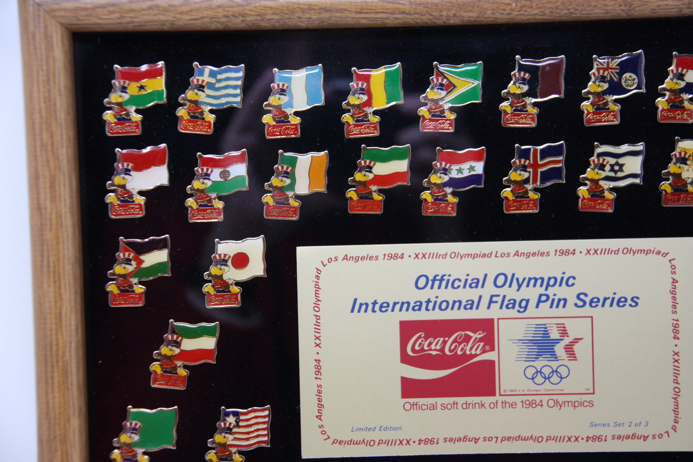 RARE 1984 Summer Olympics Coca-cola Limited Edition Pin Set - Etsy