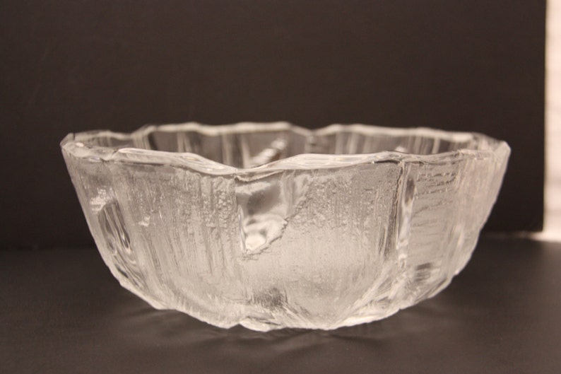Vintage Mikasa Glass Serving Bowl Centerpiece Bowl Etsy
