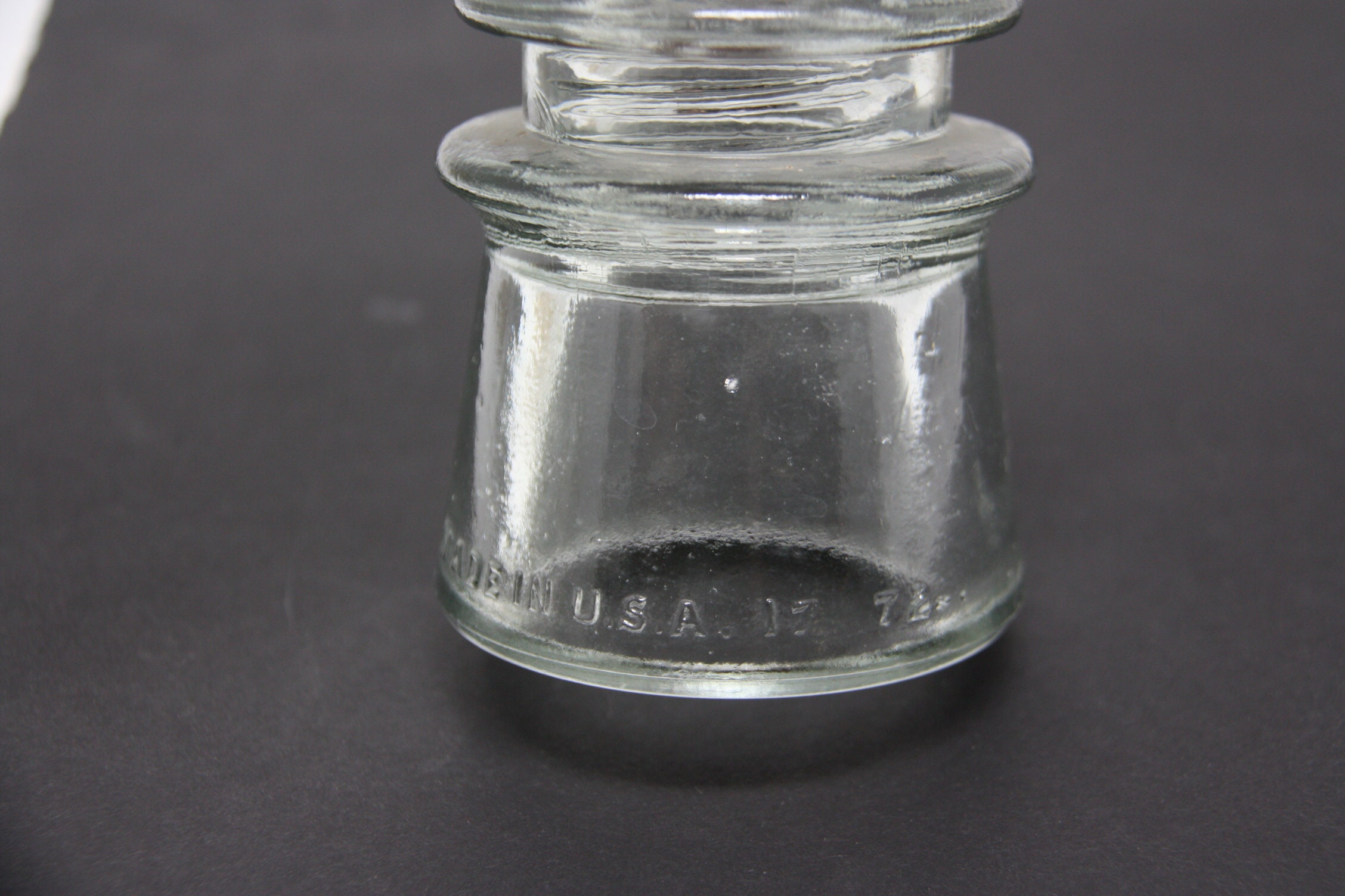 FREE SHIPPING Vintage Kerr No. 2 Glass Insulator Telegraph Etsy