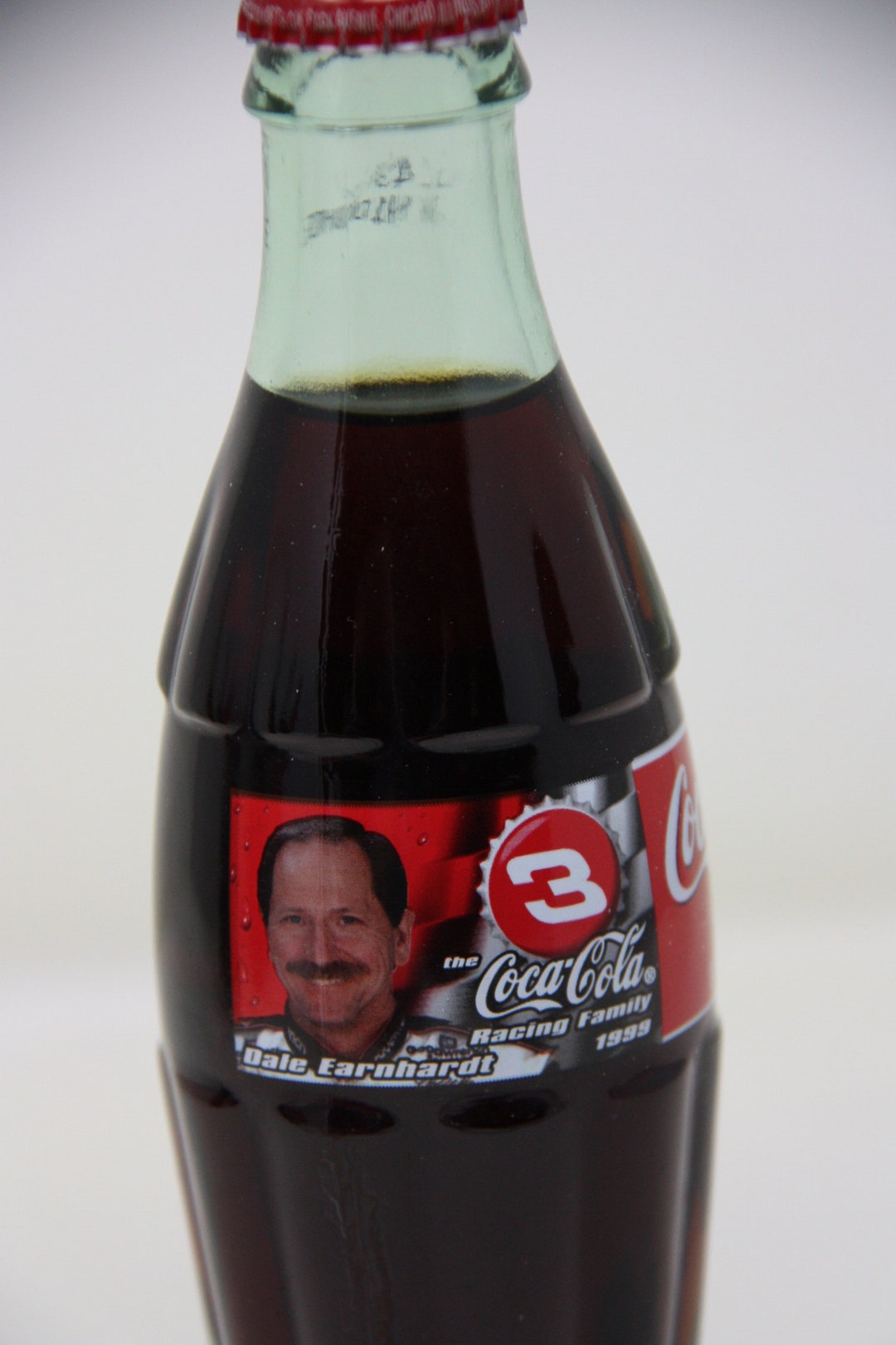 Coca-cola Dale Earnhardt Sr NASCAR 8 Oz. Commemorative Bottle (3) - Etsy
