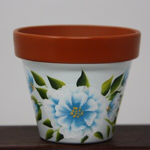 3.5&quot; Hand painted Flower Pots, succulent pot, flower pot party favors