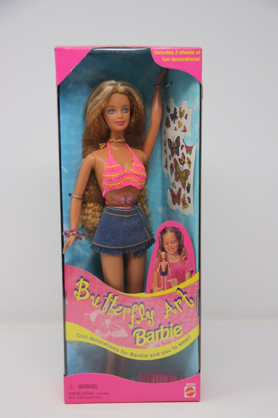 butterfly art barbie